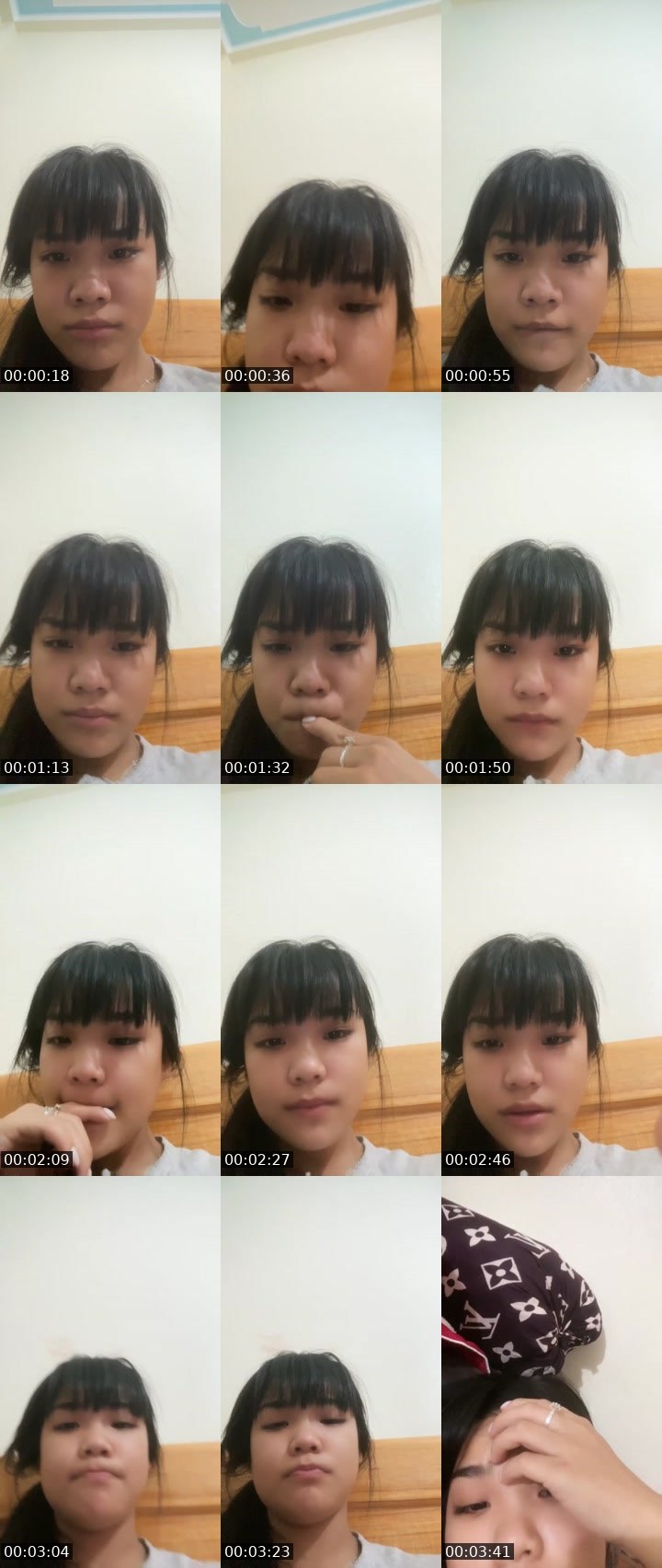 Contact-sheet preview of Nhuuu Quynhh's Liveme recording