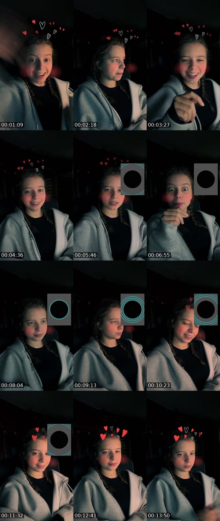 Contact-sheet preview of ᴄᴏᴜᴄʜ℘ᴏᴛᴀᴛᴏ🪽🇺🇦's Liveme recording