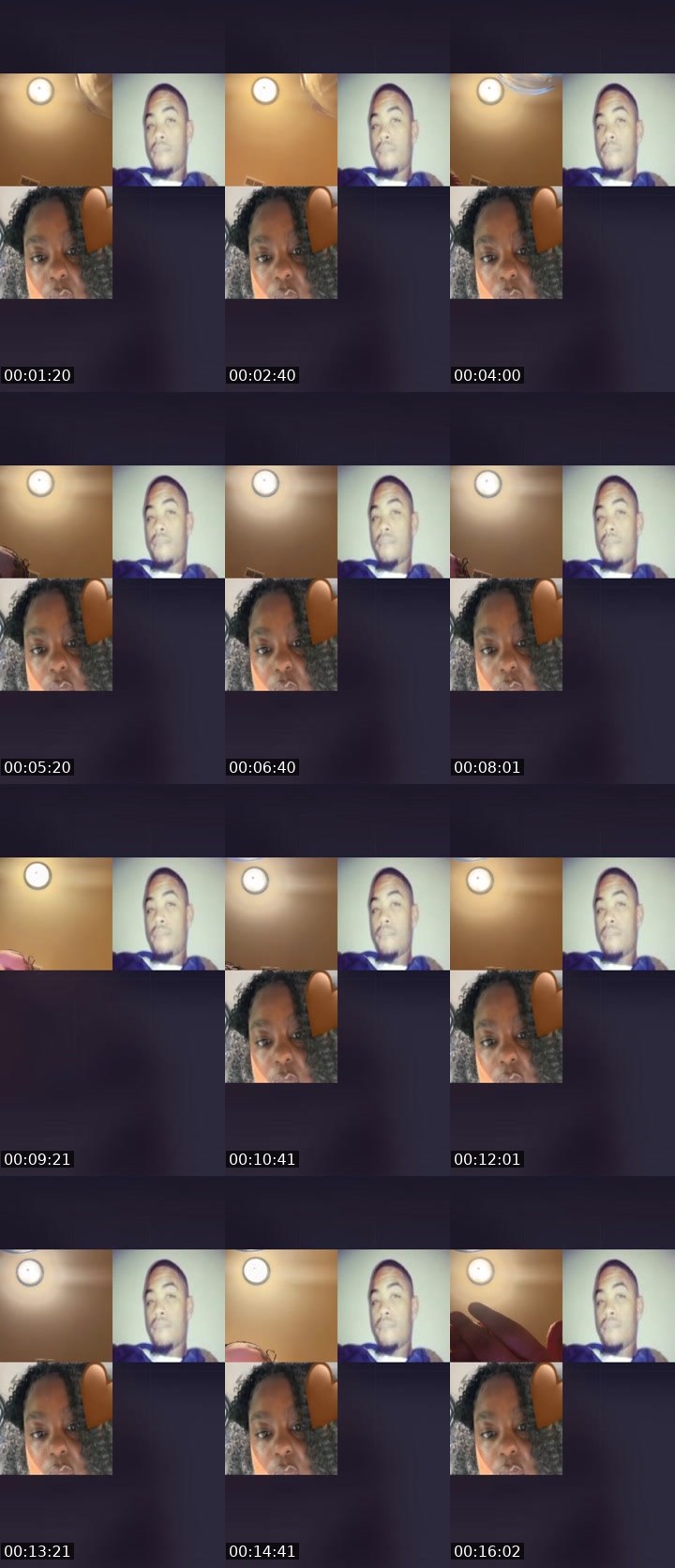 Contact-sheet preview of Mãrĩe 🤭🫶's Liveme recording