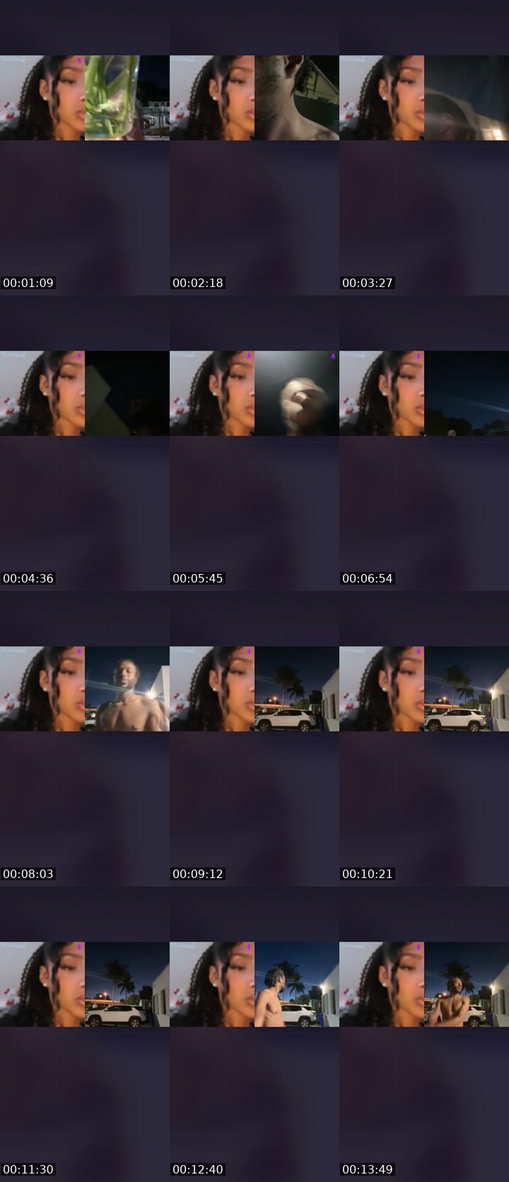 Contact-sheet preview of bbfaceliyaa🎀's Liveme recording