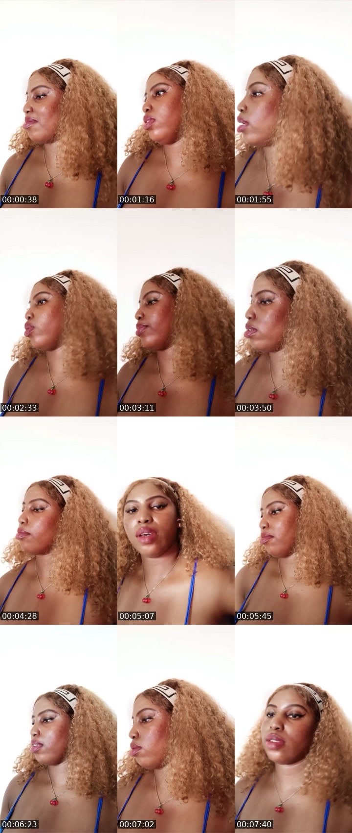 Contact-sheet preview of Caramel 🏦's Liveme recording
