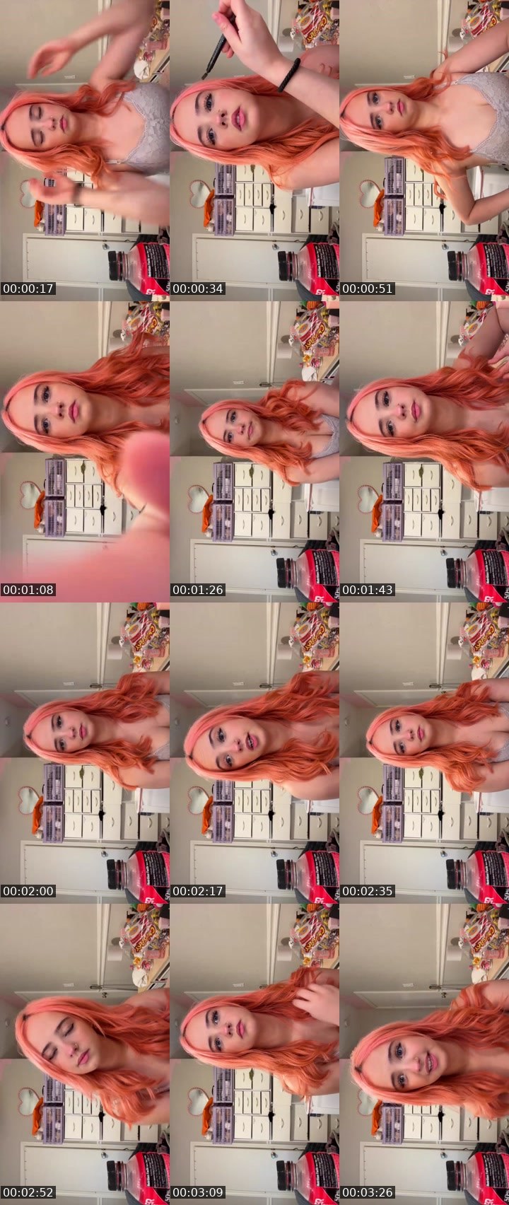 Contact-sheet preview of Precious-397064589's Liveme recording