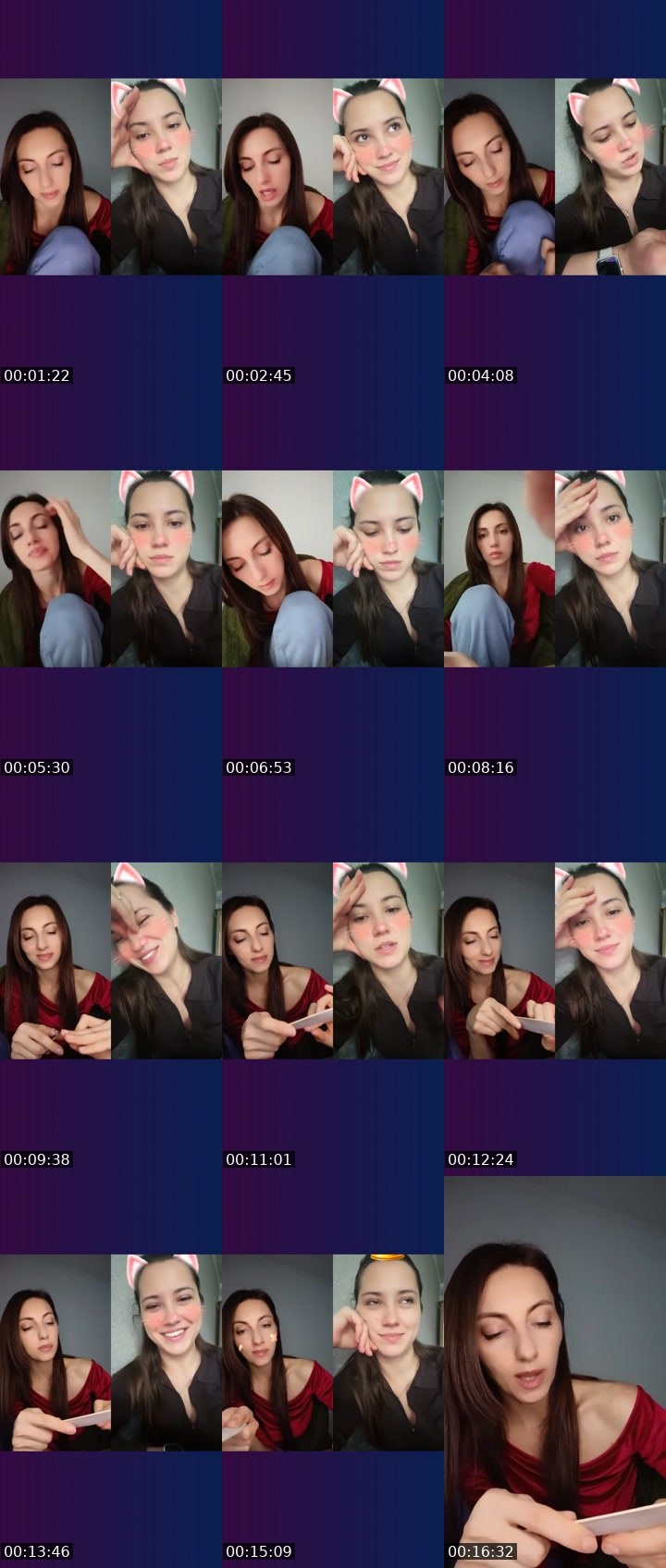 Contact-sheet preview of 💯Oly's Liveme recording