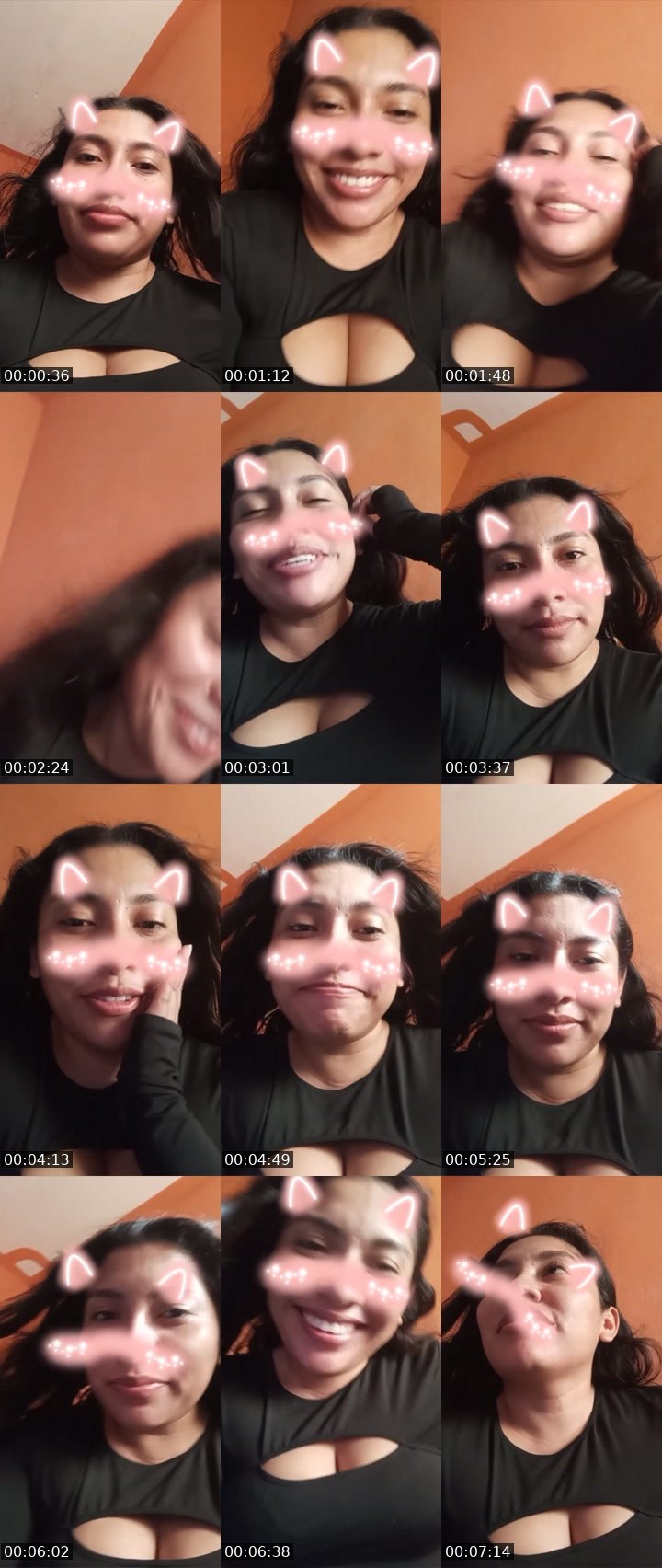 Contact-sheet preview of lizbeth 0240's Liveme recording