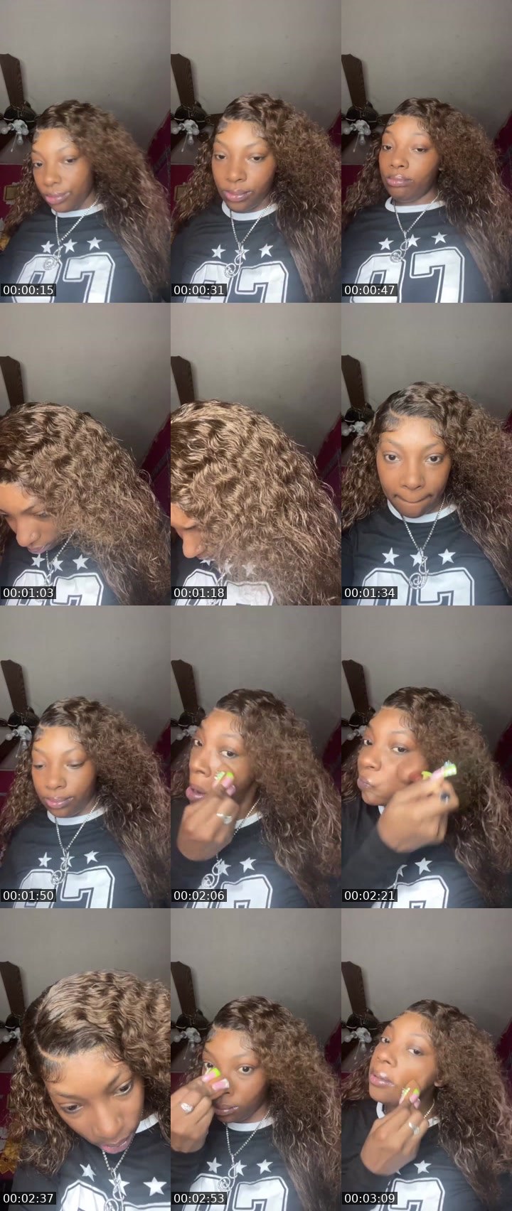 Contact-sheet preview of BrownSugar😍🤎's Liveme recording