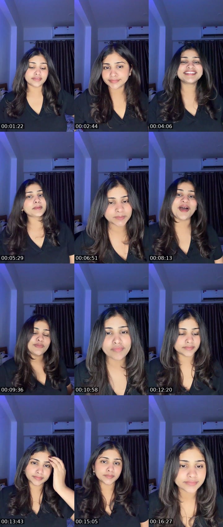 Contact-sheet preview of Nish1's Liveme recording