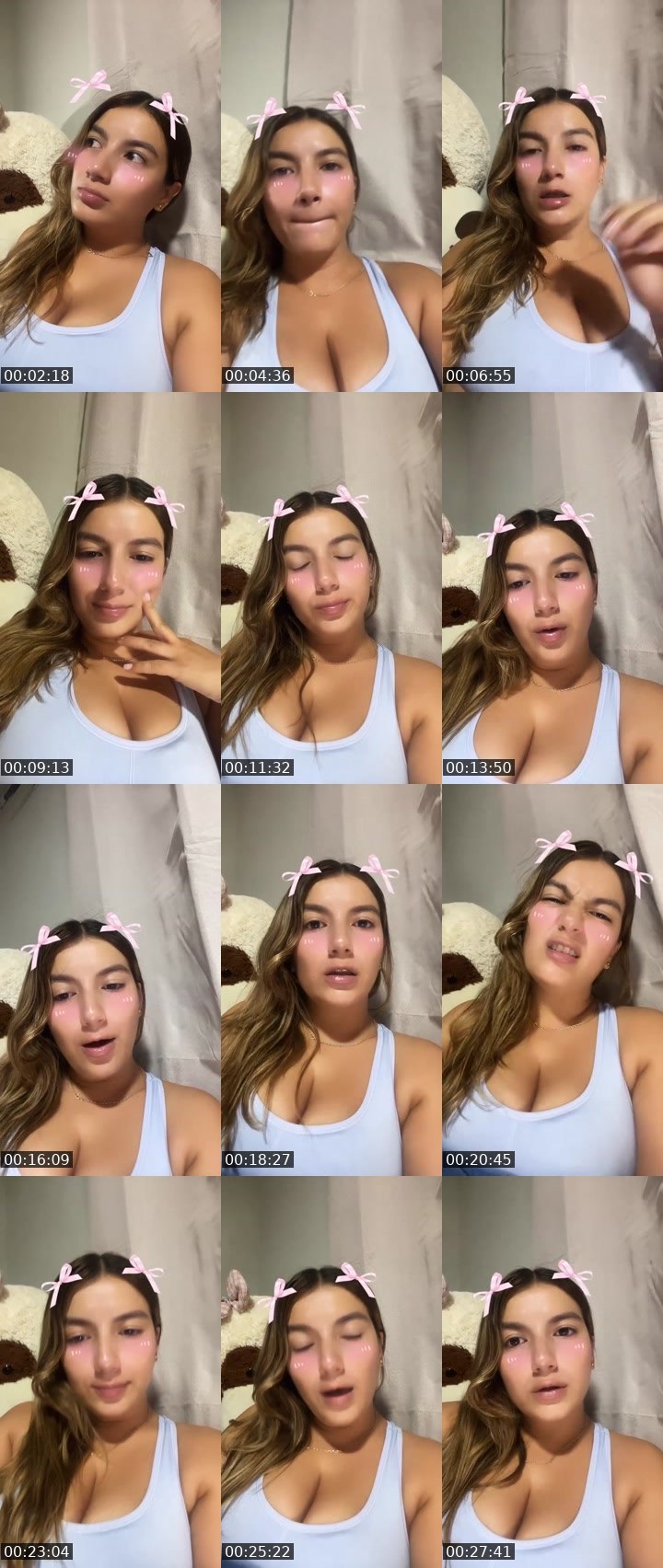 Contact-sheet preview of Val 👑's Liveme recording