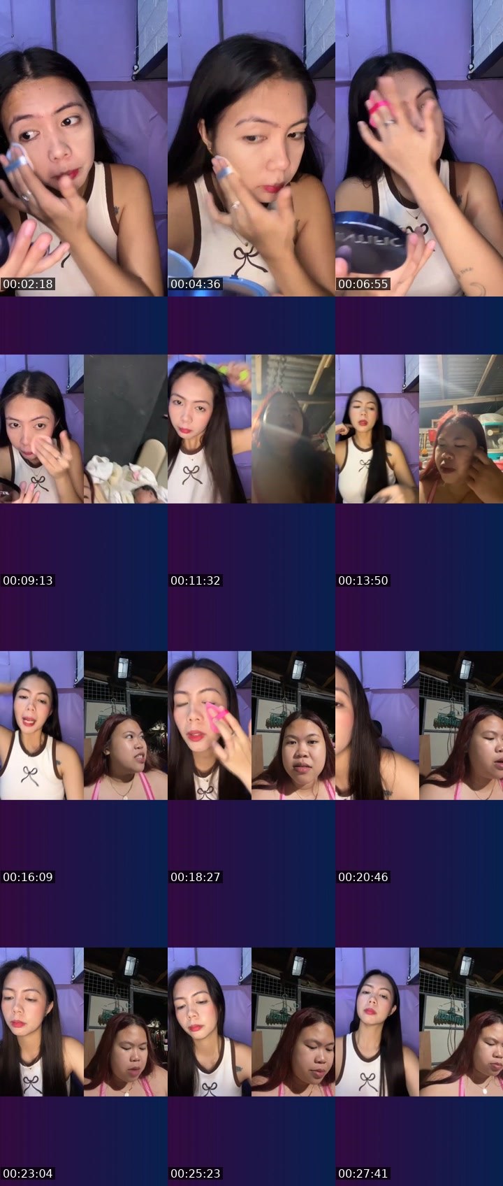 Contact-sheet preview of 👸Yoona🍀's Liveme recording