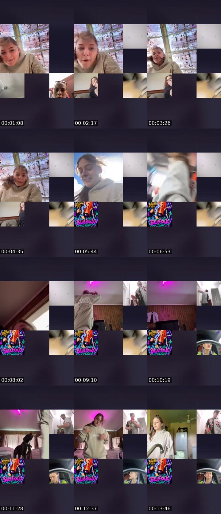 Contact-sheet preview of Shae.anh's Liveme recording