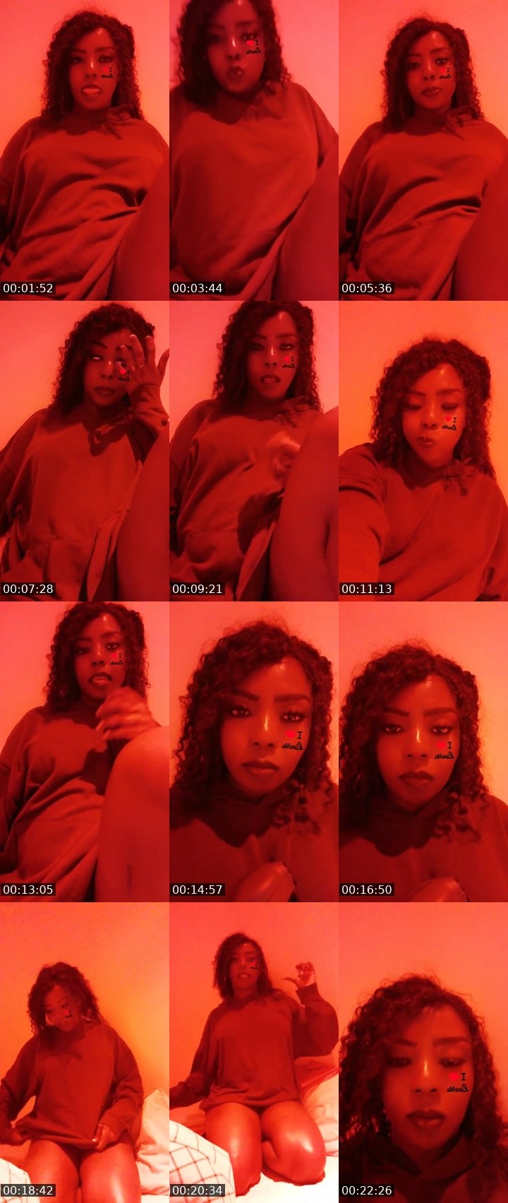 Contact-sheet preview of nova900's Liveme recording