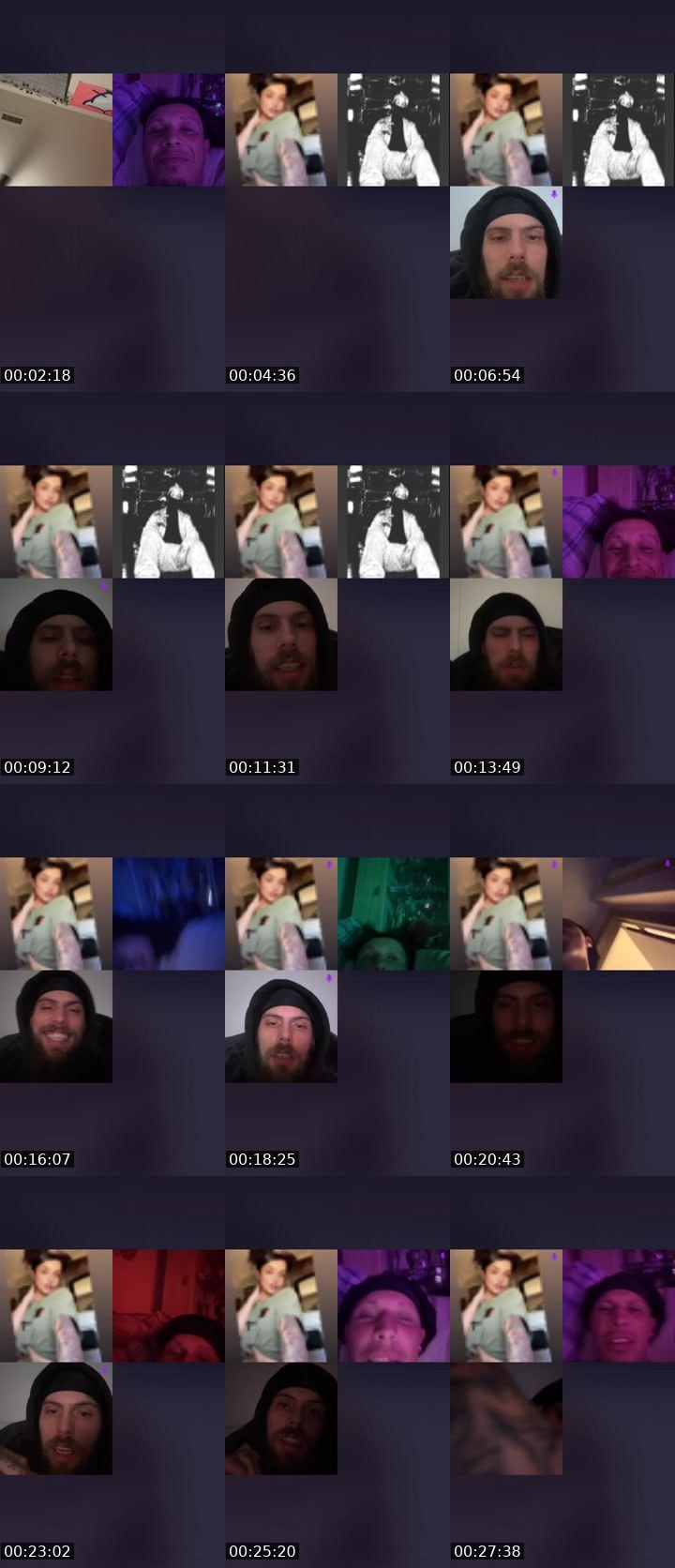 Contact-sheet preview of 𝓟𝓲𝓶𝓹𝓬𝓮𝓼𝓼❥❥'s Liveme recording
