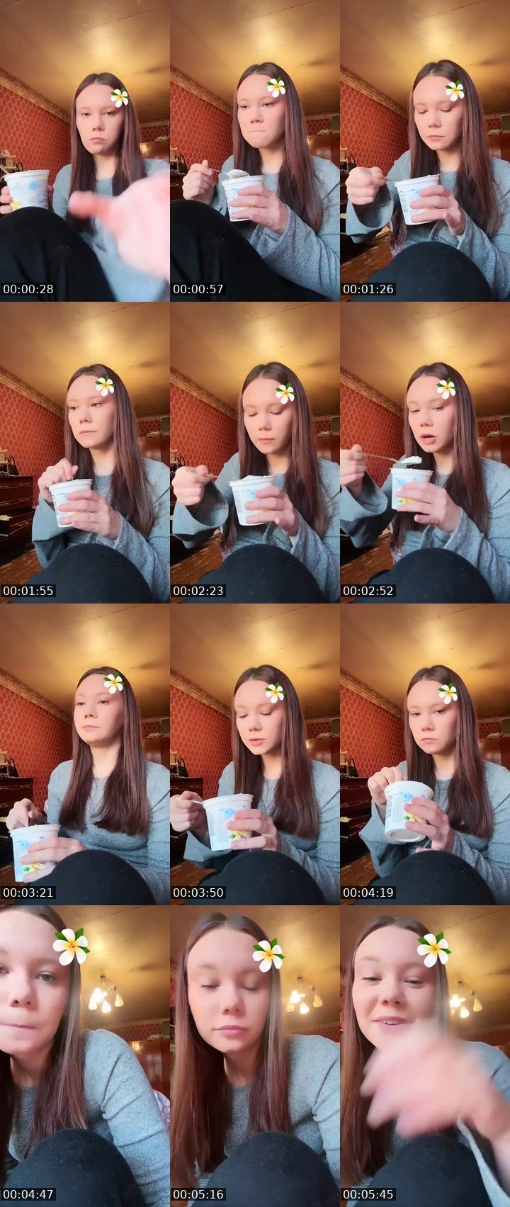 Contact-sheet preview of 🪐Nikusya🐾's Liveme recording