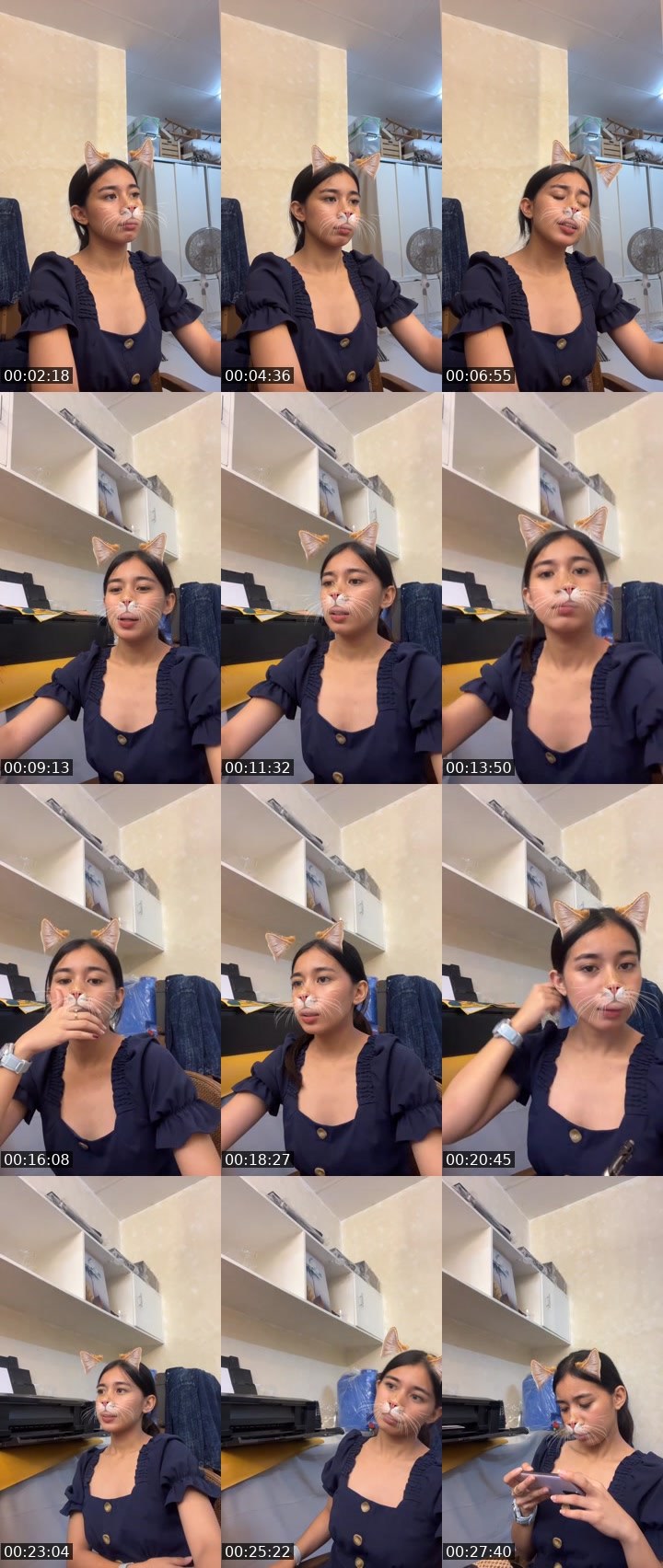Contact-sheet preview of 👸🏻Eisayana🦋😝's Liveme recording