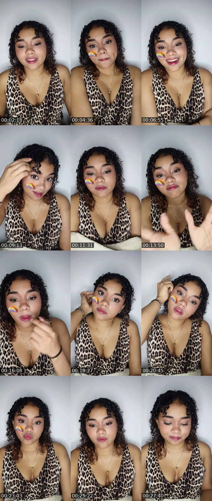 Contact-sheet preview of 👑⃤♡Kiara🪽's Liveme recording