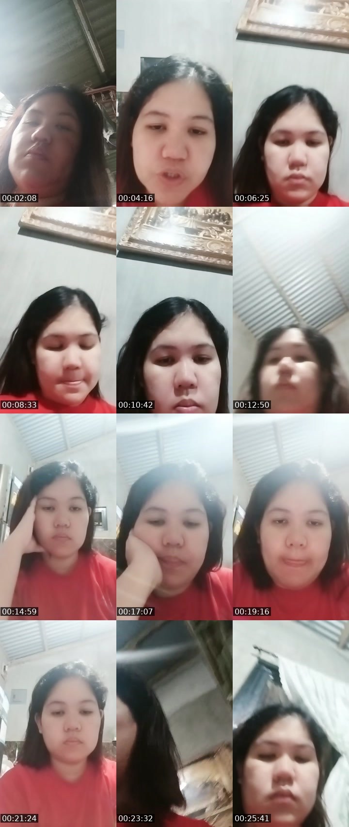 Contact-sheet preview of Ms. Kate's Liveme recording