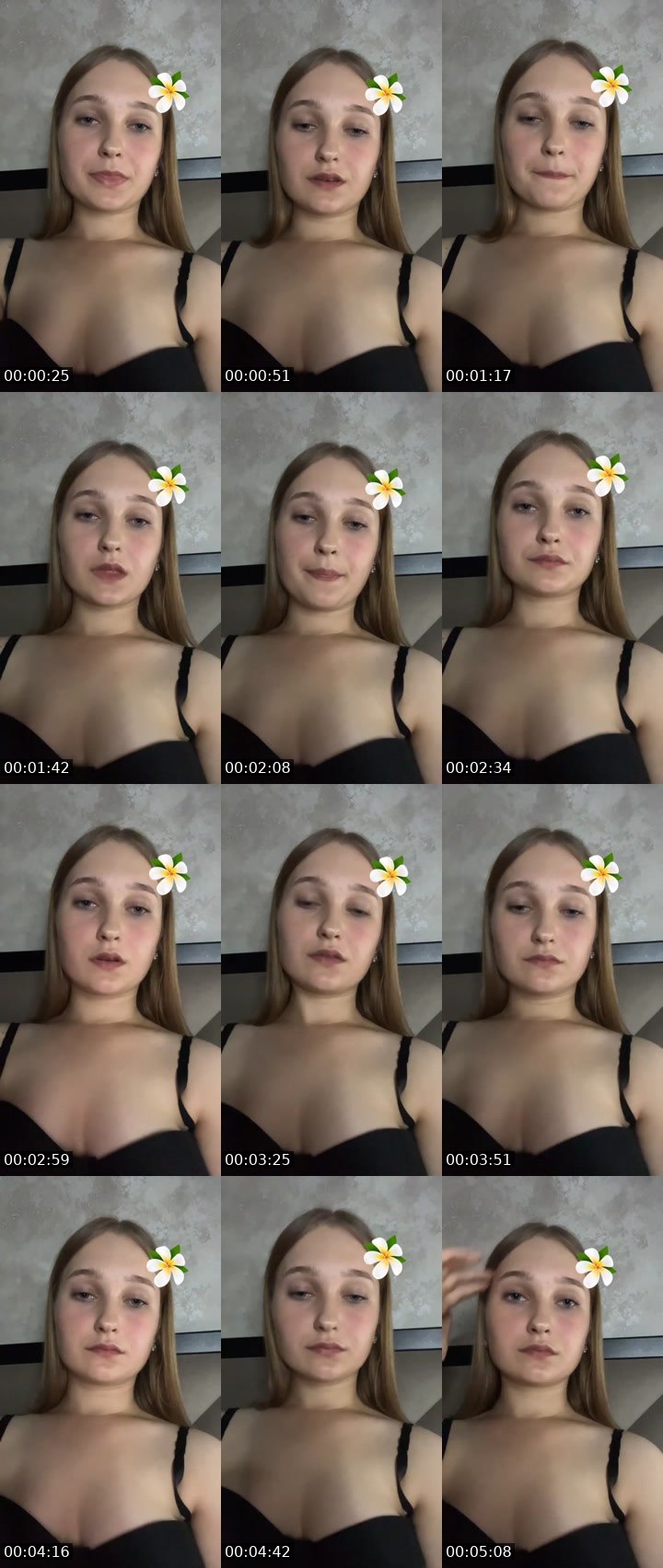 Contact-sheet preview of _Marina_'s Liveme recording