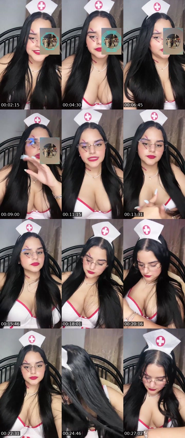 Contact-sheet preview of 𝓝𝓪𝓷𝓲𝓽𝓪🌸🧸's Liveme recording