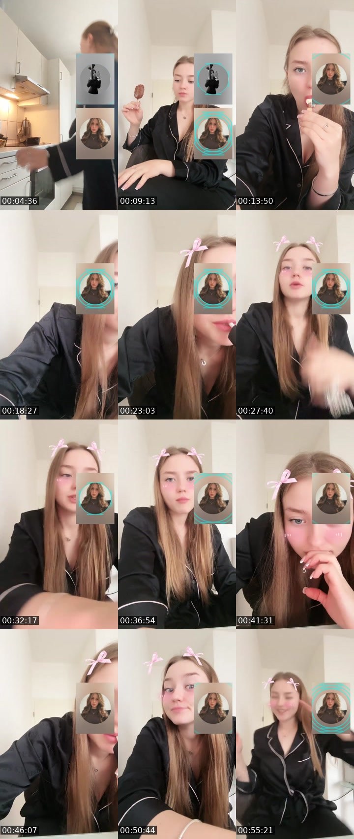 Contact-sheet preview of Shakira🥰🇺🇦's Liveme recording