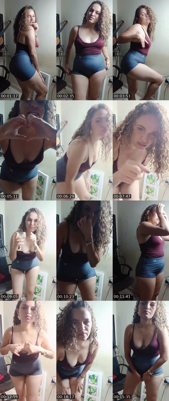 Contact-sheet preview of kamylla 🫦🔥's Liveme recording
