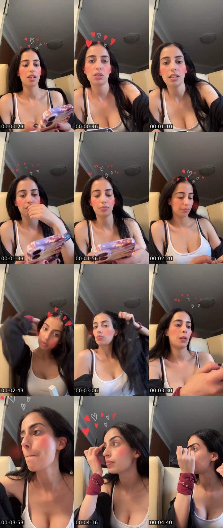Contact-sheet preview of 𝐌𝐘𝐒𝐓𝐄𝐑𝐘 🐝's Liveme recording