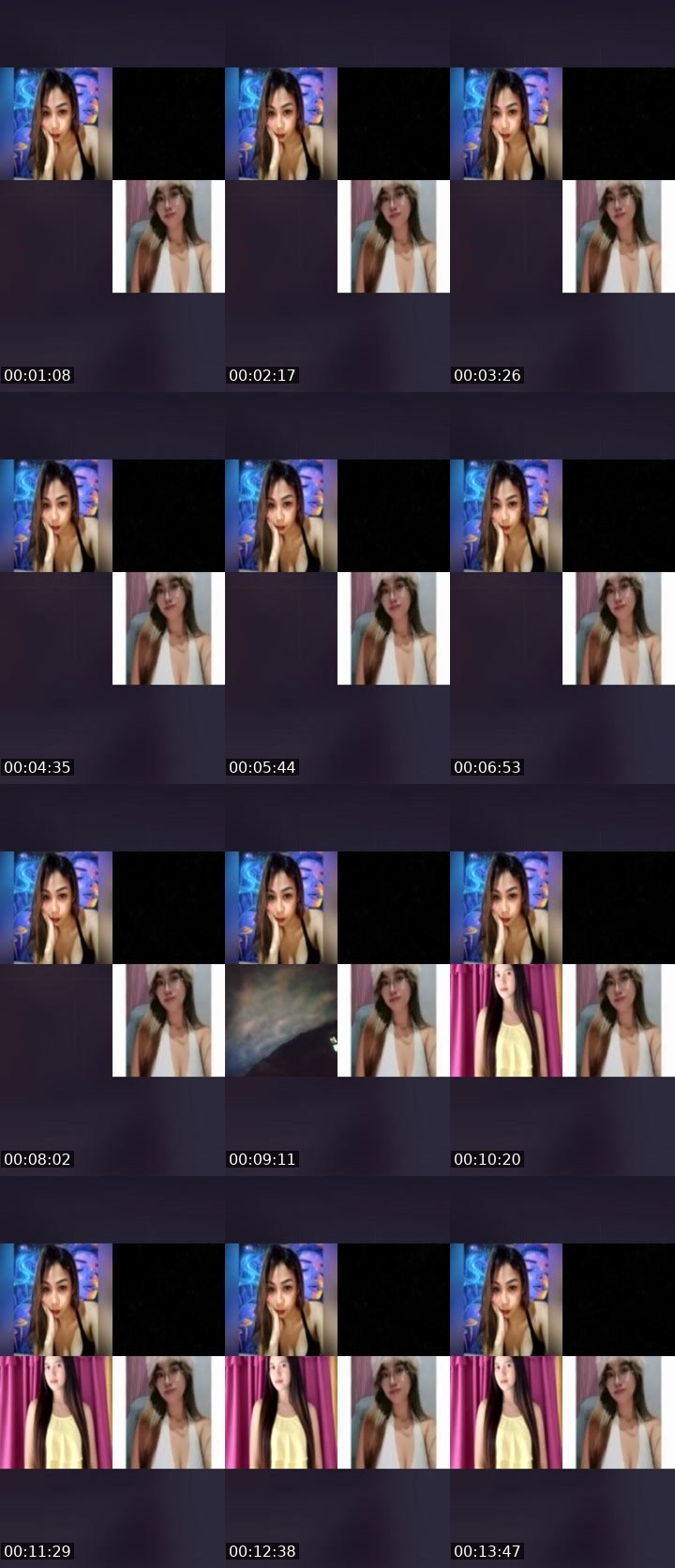 Contact-sheet preview of TA⃟🪽 cHu👼's Liveme recording