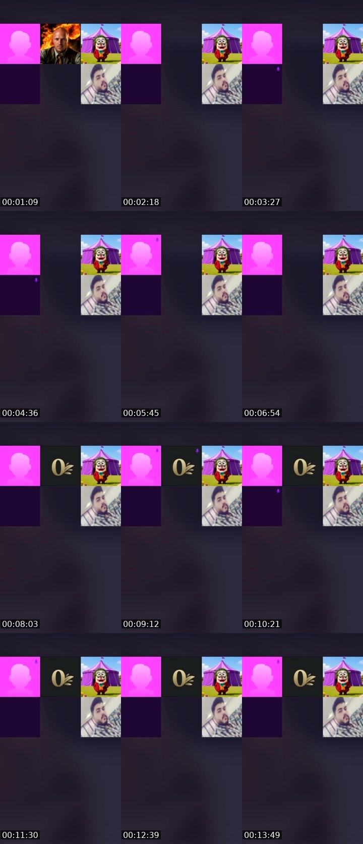 Contact-sheet preview of 💫 Ola 💫's Liveme recording