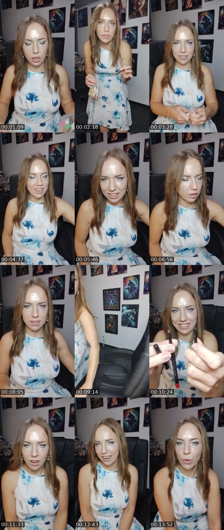 Contact-sheet preview of YULIIA FAKAS👼🪽's Liveme recording