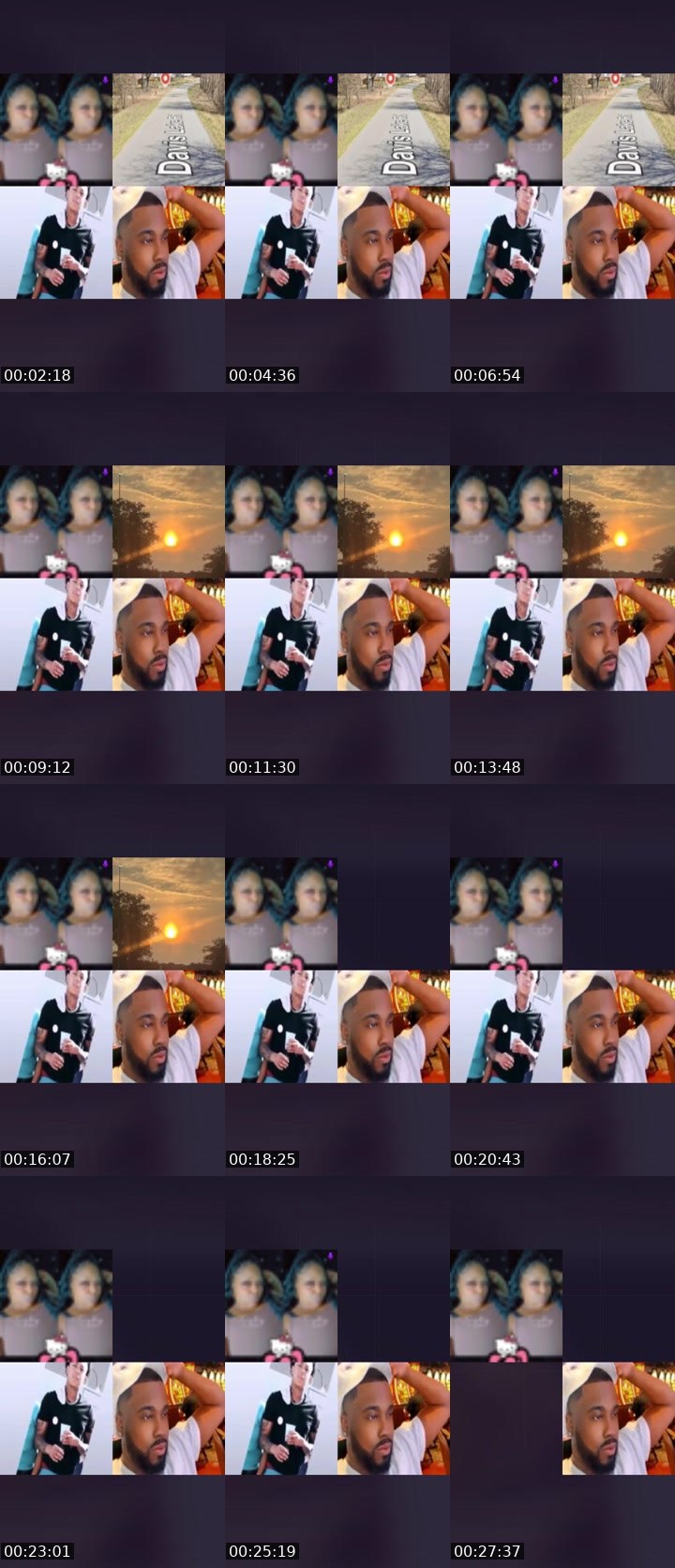 Contact-sheet preview of EatEMup🏳️‍🌈Skits's Liveme recording