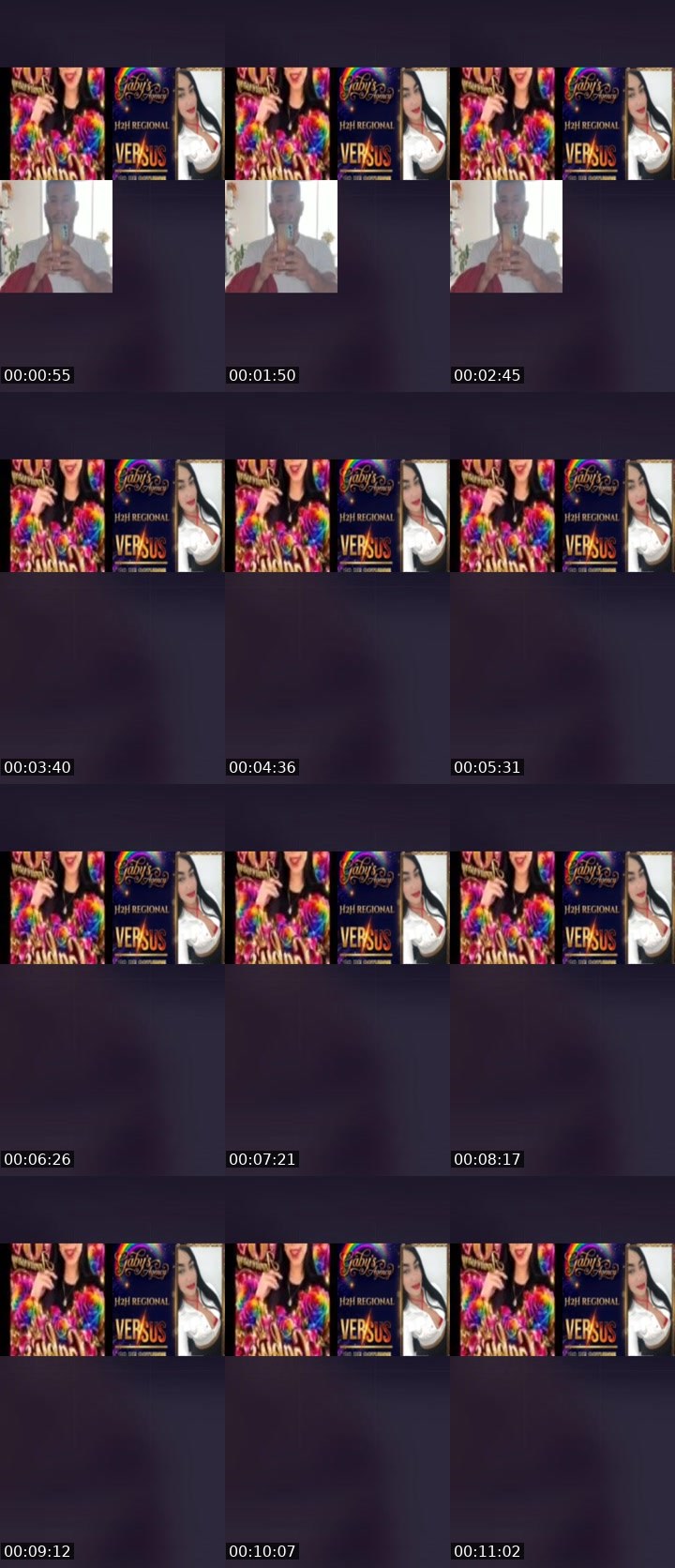 Contact-sheet preview of 🌈⃟🔆 GABY’AGENCY🛡️'s Liveme recording