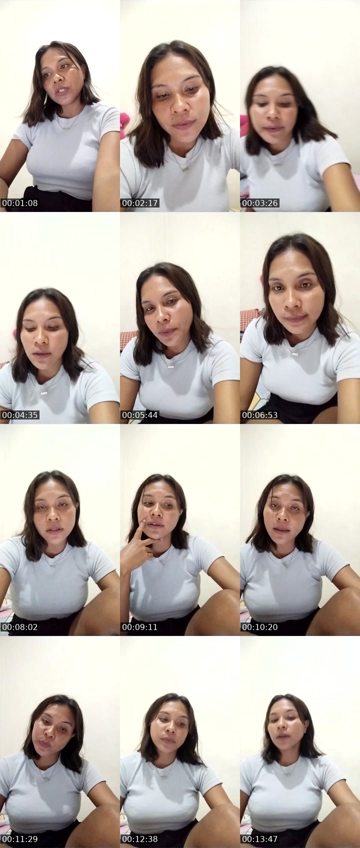 Contact-sheet preview of Reina7's Liveme recording