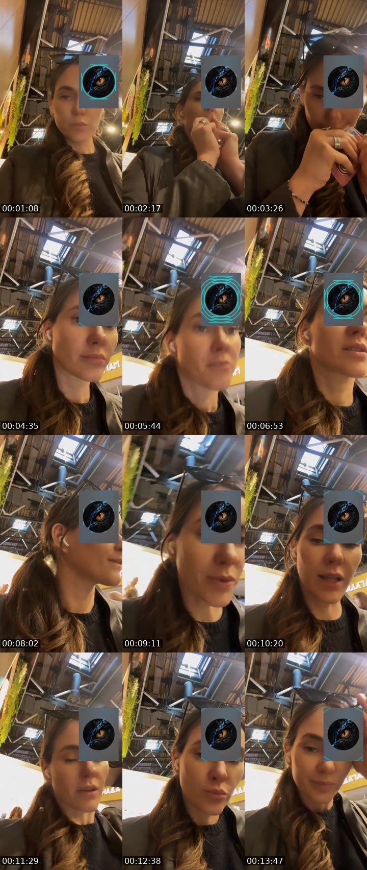 Contact-sheet preview of Nastya🦊FOX's Liveme recording