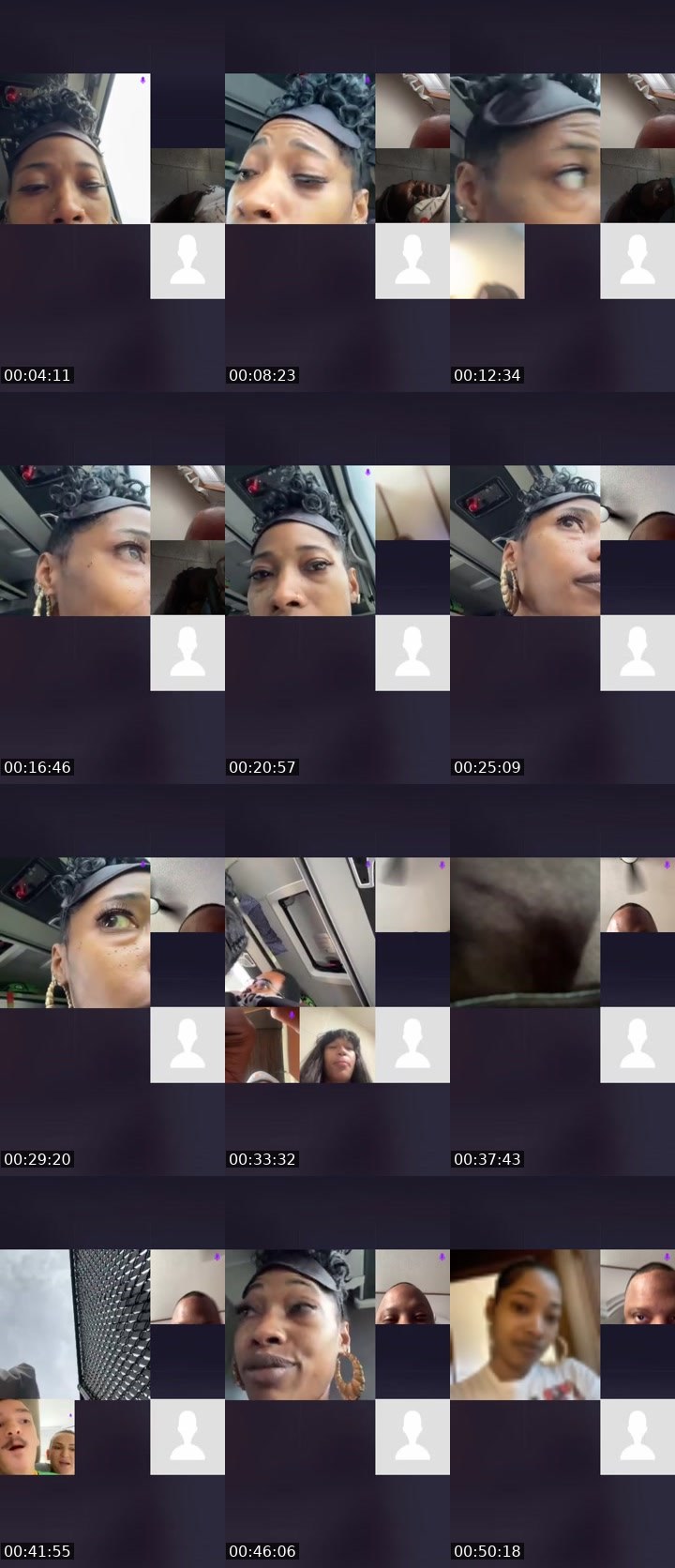 Contact-sheet preview of •🫶🏽D.A🥇🍀🫶🏽•'s Liveme recording
