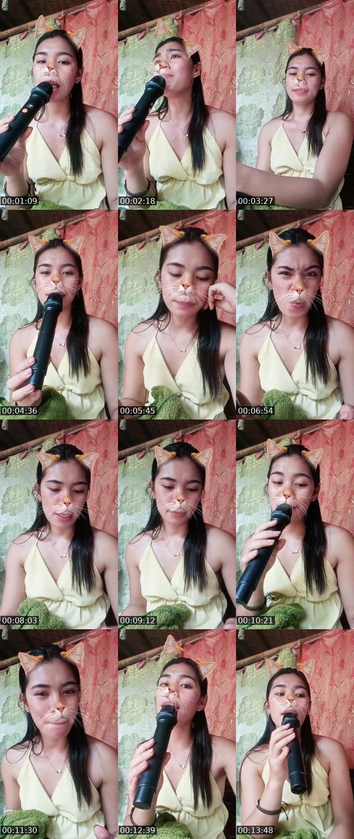 Contact-sheet preview of 🐺👸Crystal🧜's Liveme recording