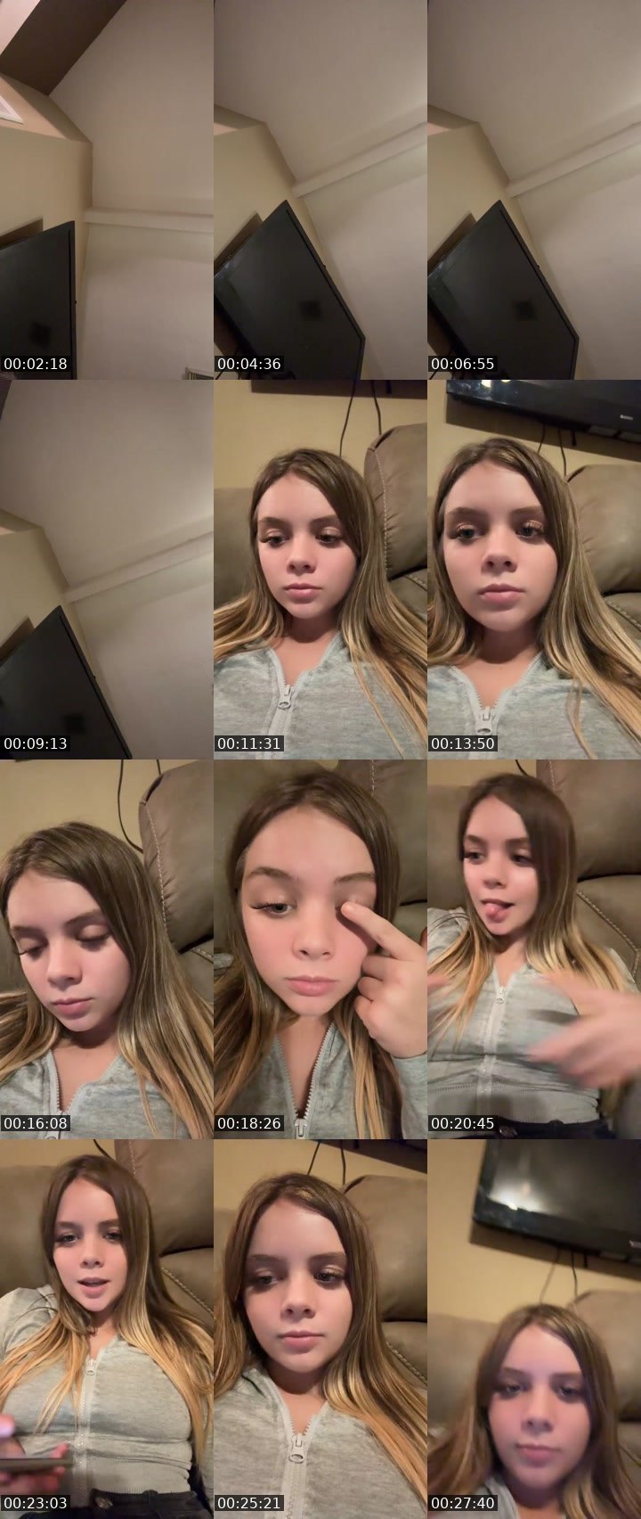 Contact-sheet preview of 🔥QueenDuckMf🔥's Liveme recording