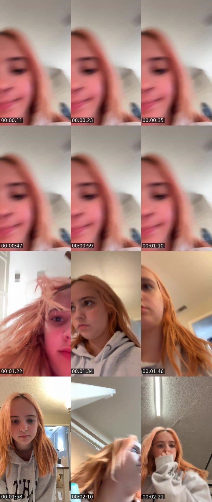 Contact-sheet preview of Precious-397064589's Liveme recording