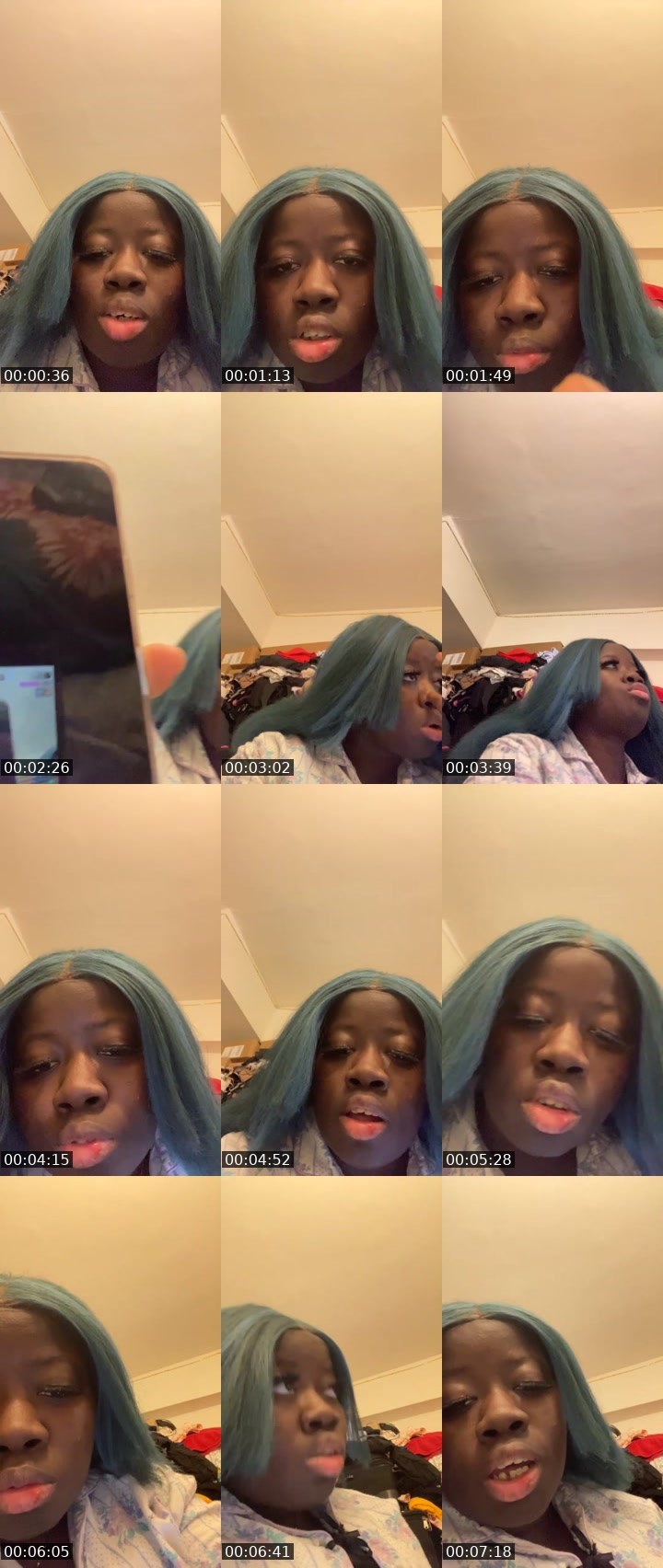 Contact-sheet preview of Leighanne-K144354370's Liveme recording