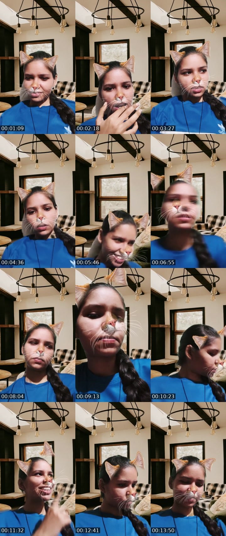 Contact-sheet preview of ⚜️Moon🌙🩵💯's Liveme recording