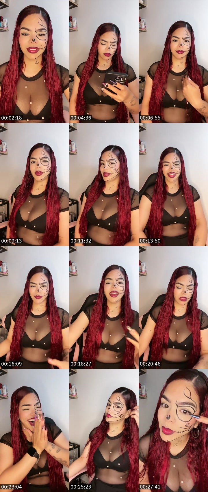 Contact-sheet preview of ❥🐠𝓛𝓮𝓼𝓵𝔂𝓮🧿🪽's Liveme recording