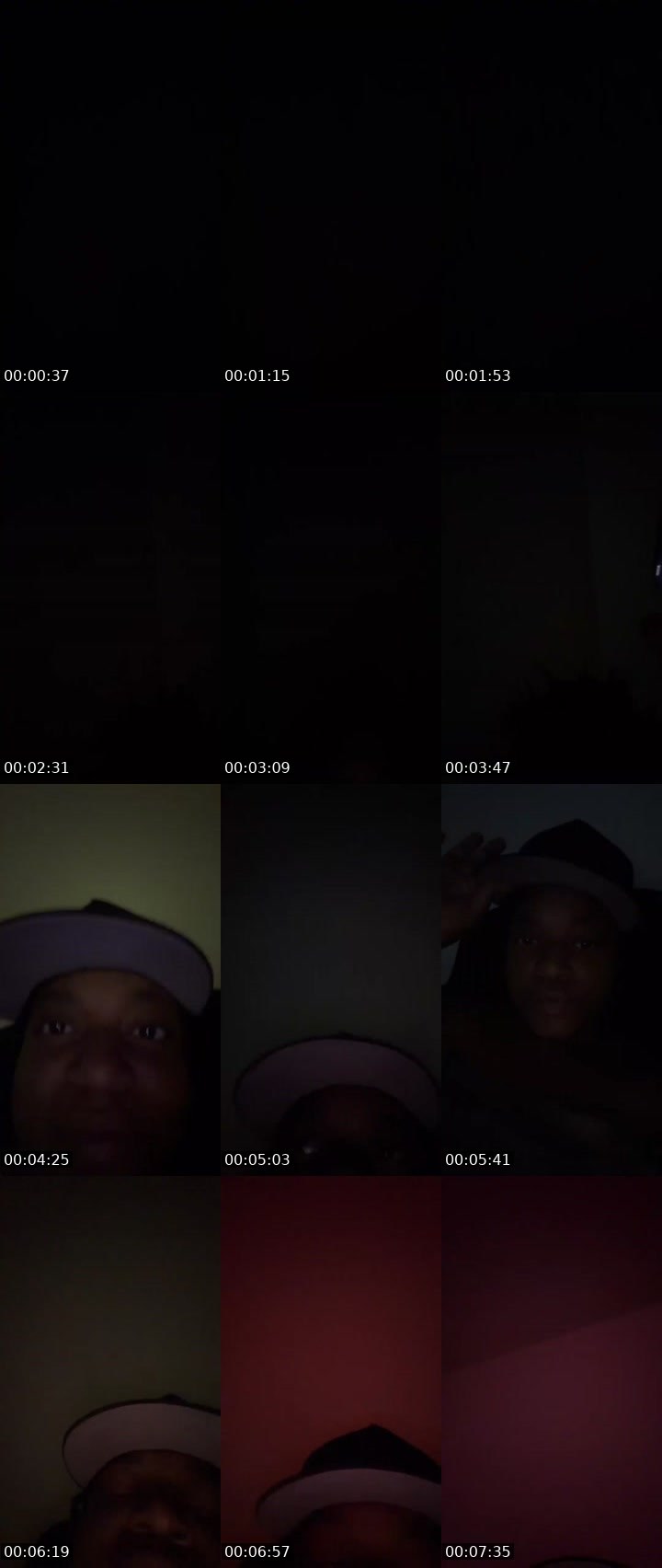Contact-sheet preview of Safarrii's Liveme recording