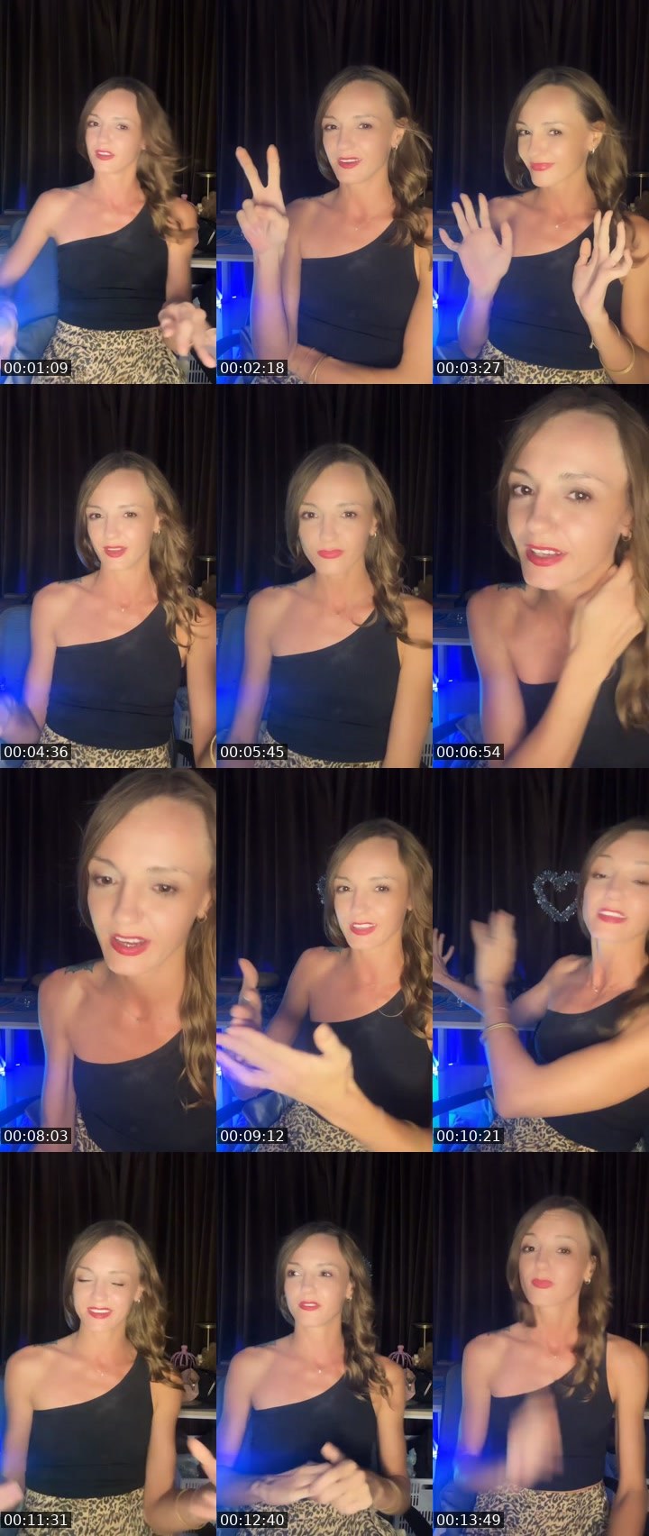 Contact-sheet preview of 𝓔𝓵𝓪🌺's Liveme recording