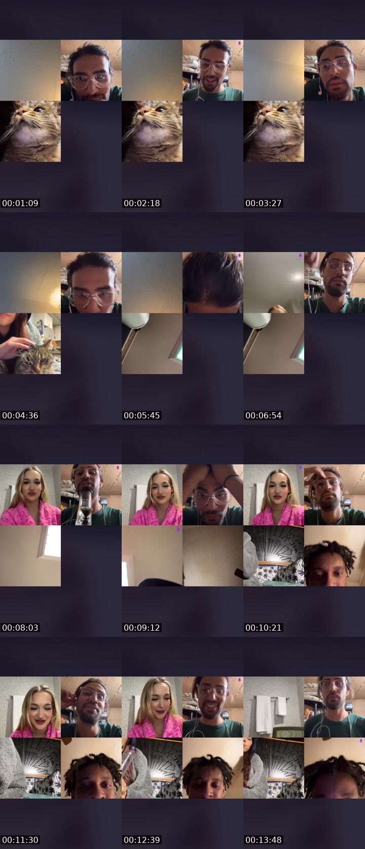 Contact-sheet preview of Moneybaby🩷's Liveme recording