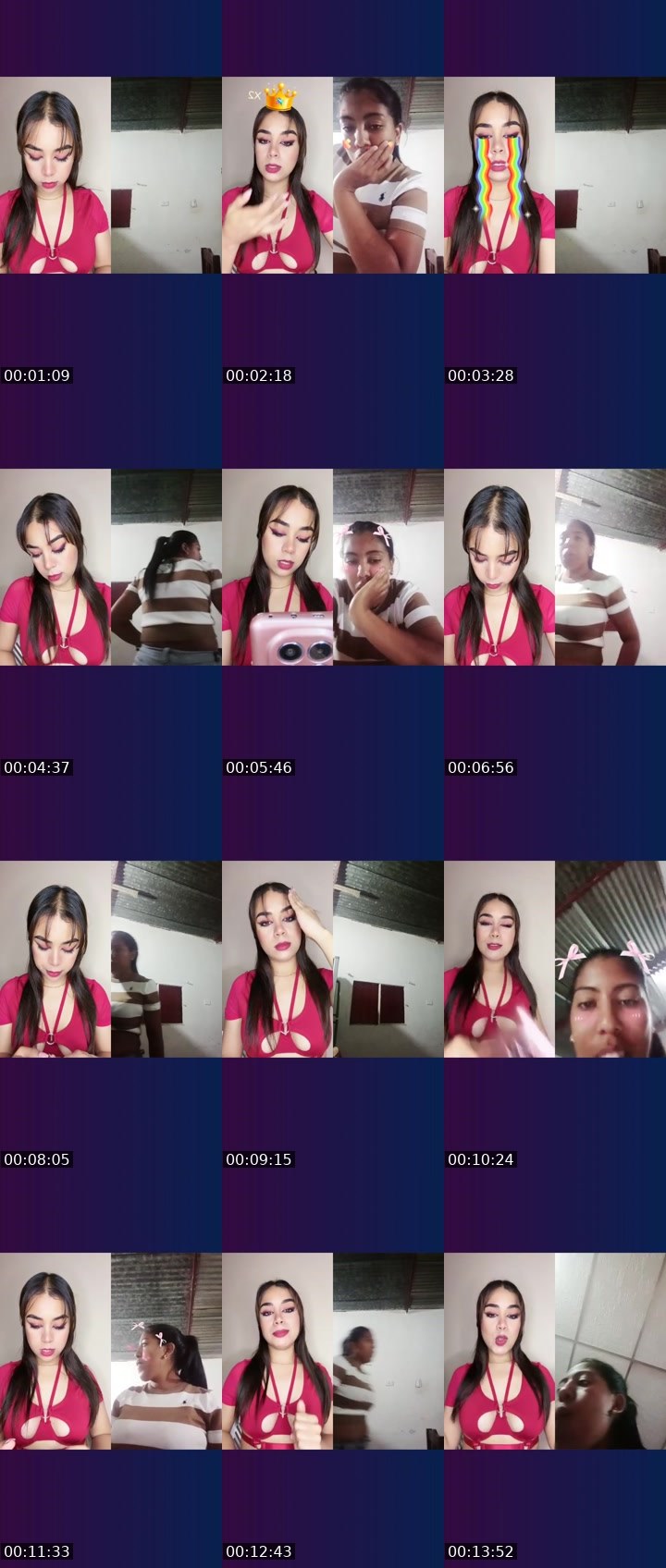 Contact-sheet preview of 🐦‍🔥⃝Andre🪽's Liveme recording