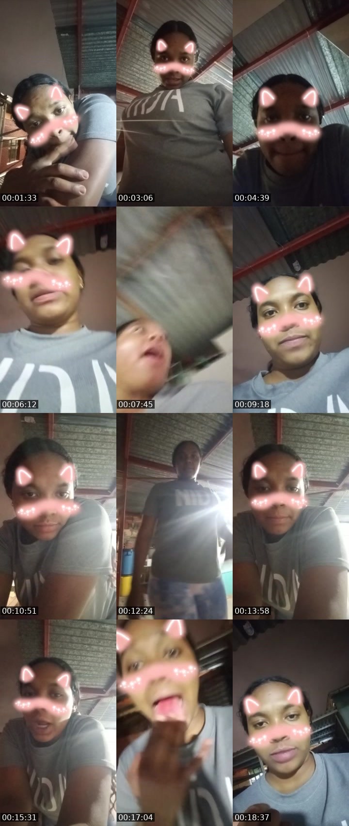 Contact-sheet preview of Micailin's Liveme recording