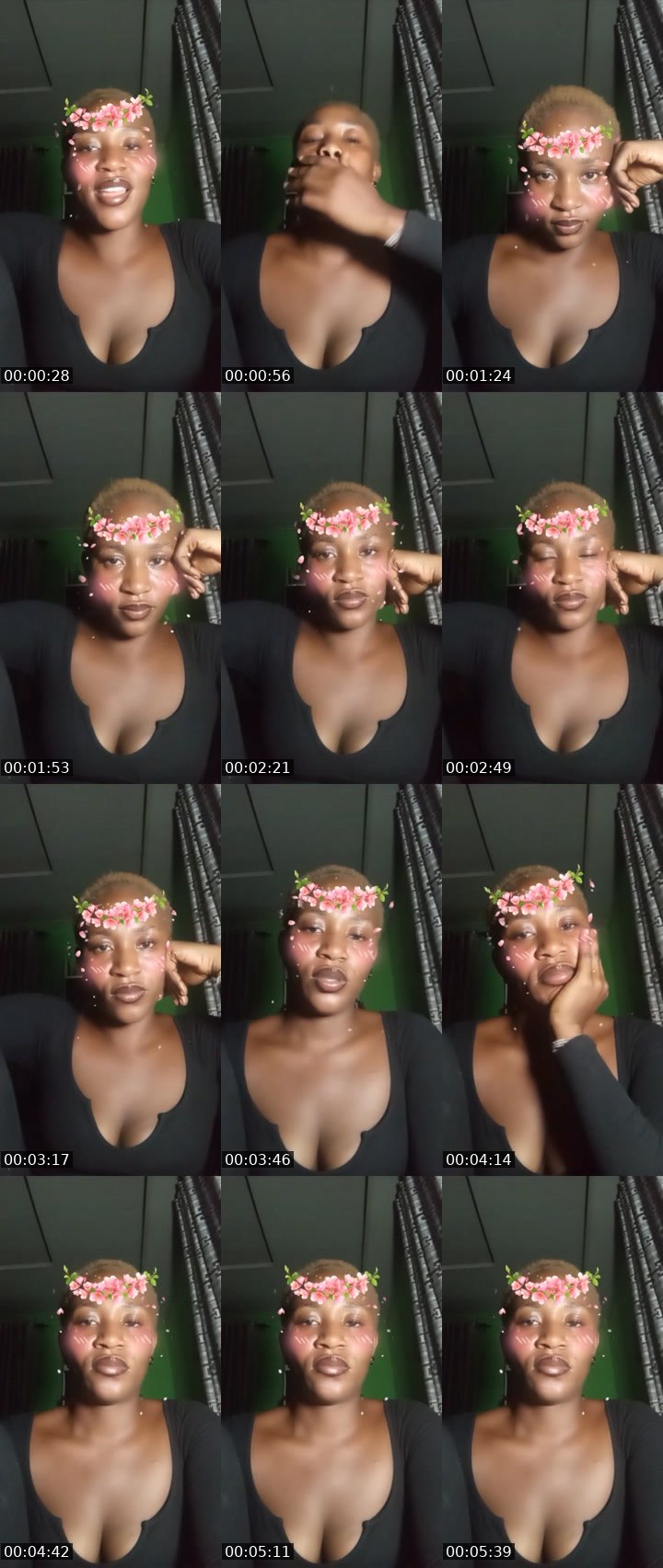 Contact-sheet preview of 5K✨Sweet pea✨'s Liveme recording