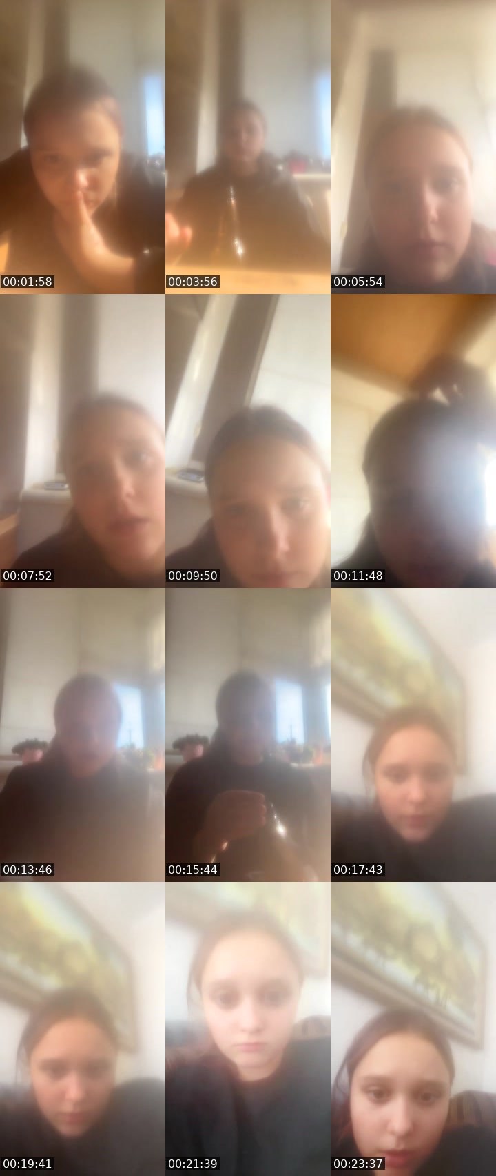 Contact-sheet preview of Veronika228's Liveme recording