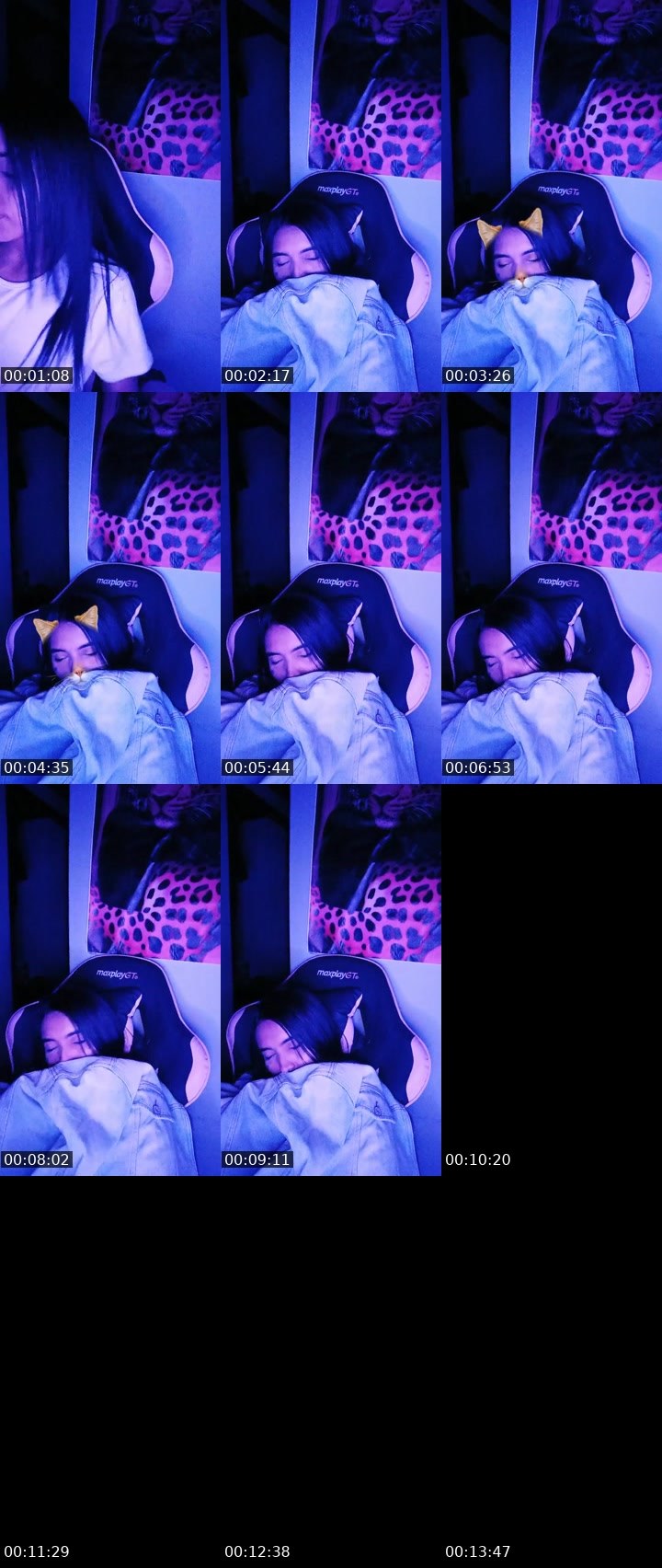 Contact-sheet preview of 🌐 CORA🖤🐼ZON's Liveme recording