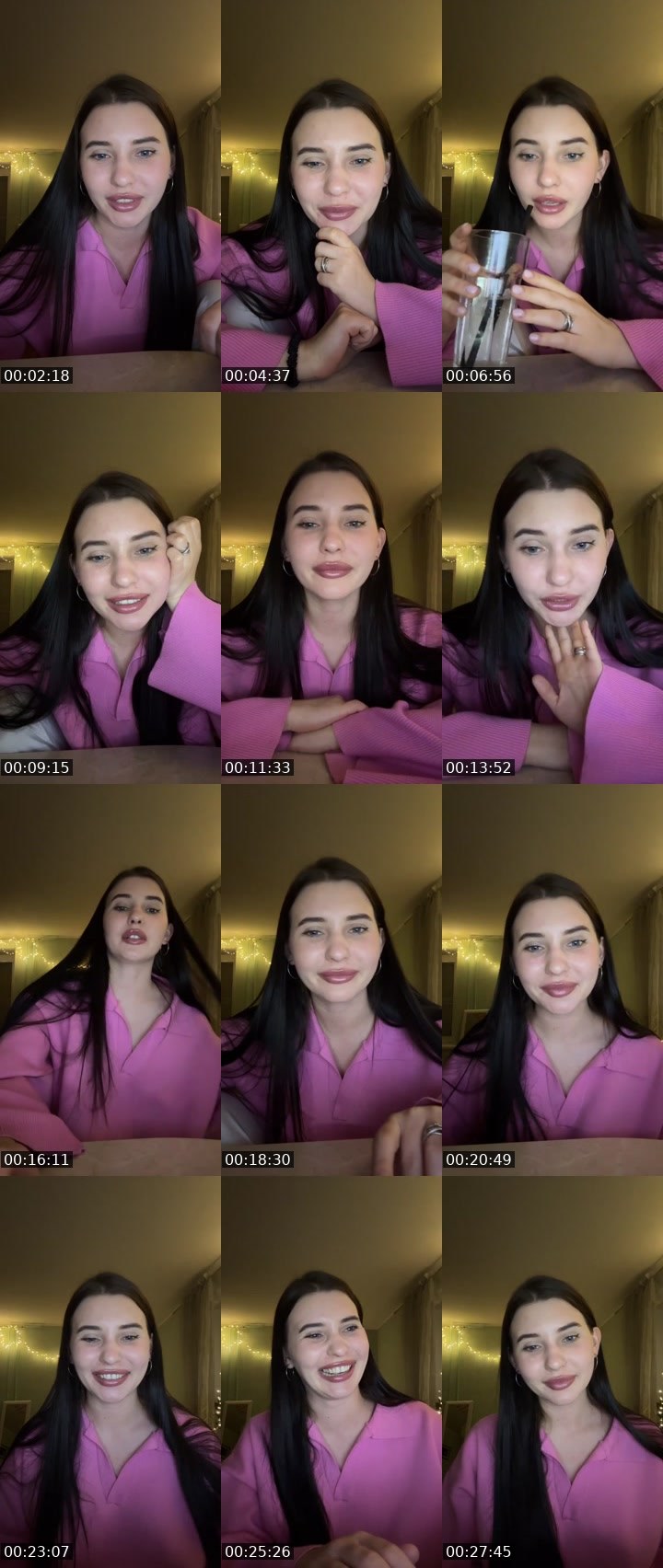 Contact-sheet preview of 🌸illona🌸's Liveme recording