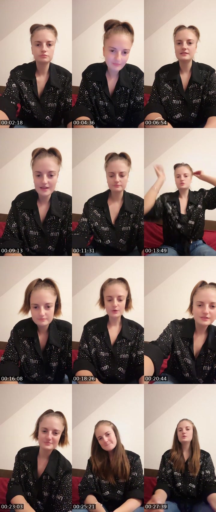 Contact-sheet preview of Olichka🇺🇦🇵🇱's Liveme recording