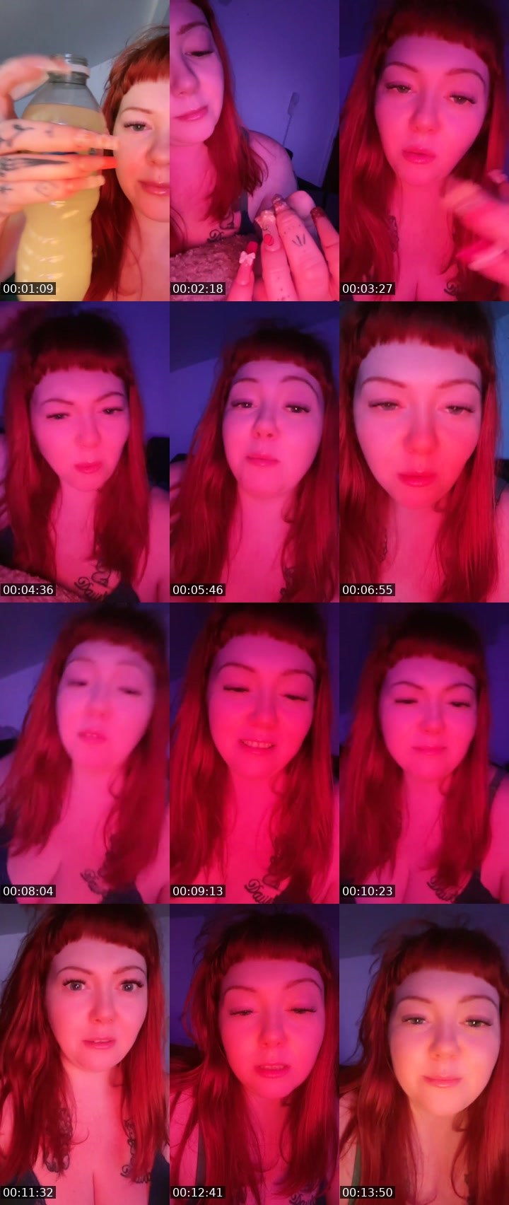 Contact-sheet preview of Happysteffles420's Liveme recording