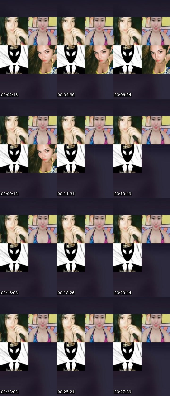 Contact-sheet preview of 🍑Obryee's Liveme recording